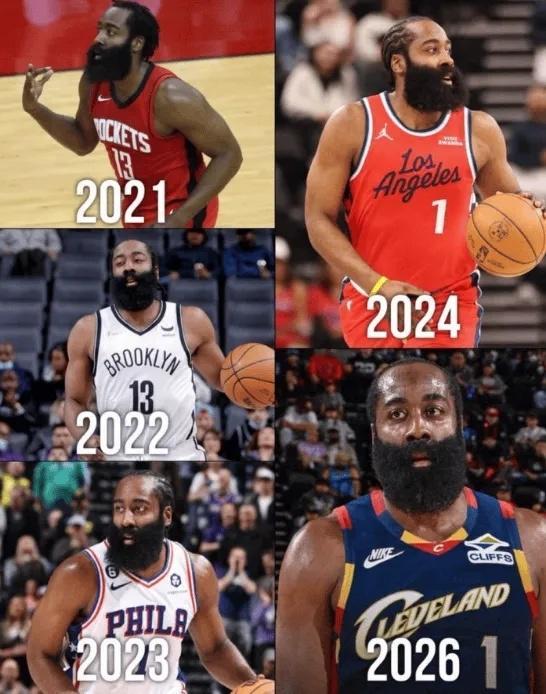 开云下载-哈登6年5队：4次申请交易“换队”有望延续神迹 能否冲冠成功？